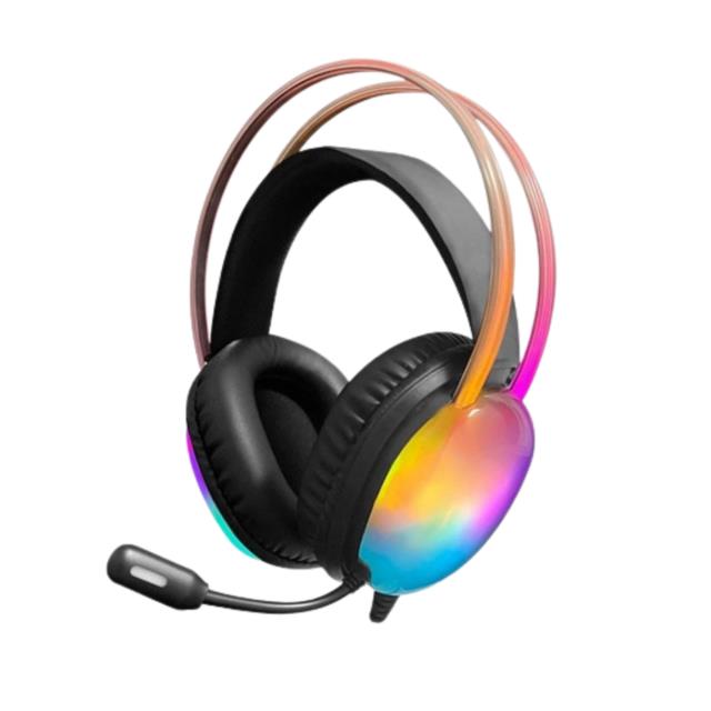 NETMAK AURICULAR GAMER RGB + MICROFONO NM-N25