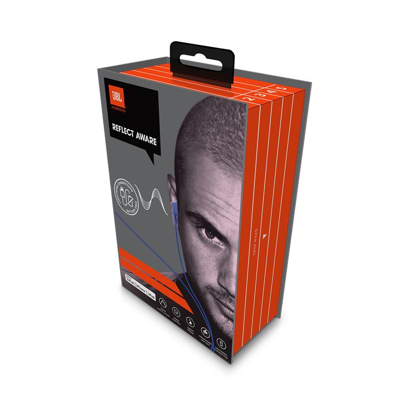 JBL AURICULAR REFLECT AWARE NOISE CANCEL IN-EAR RED P/IPHONE