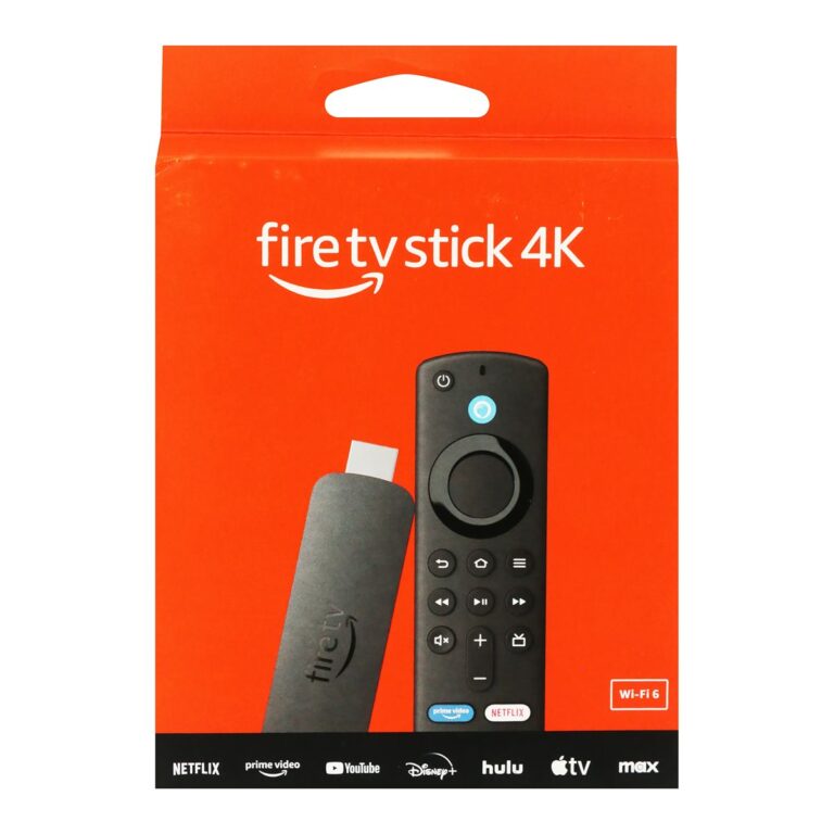 AMAZON FIRE TV STICK 4K (WIFI 6) BLACK