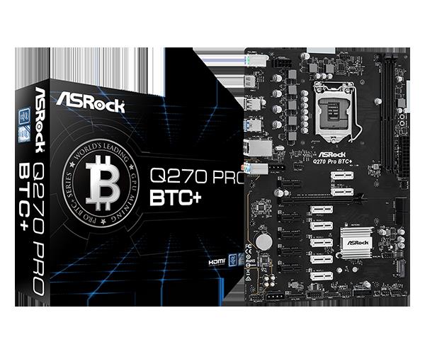 MOTHER ASROCK Q270 PRO BTC+ MINING BOARD 1151