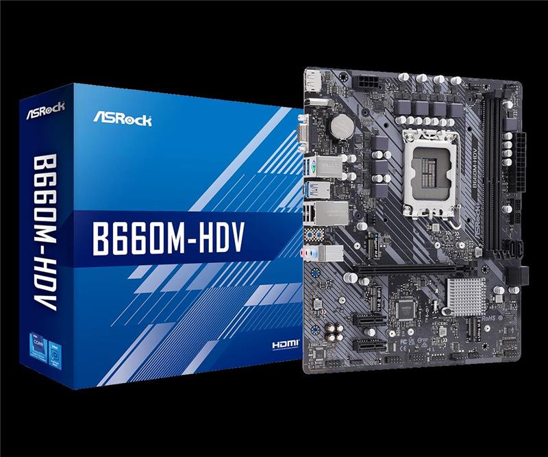 MOTHER ASROCK B660M-HDV 1700 H/DP/V M.2 DDR4