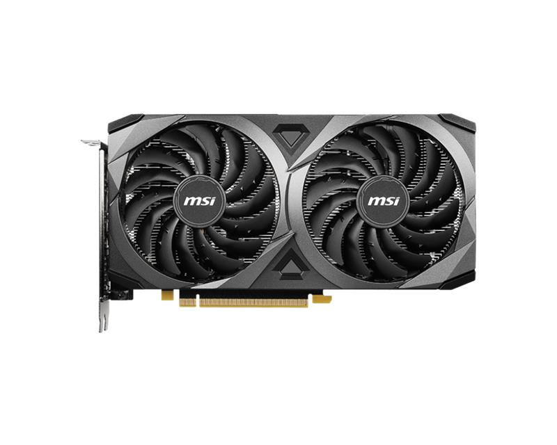 PLACA DE VIDEO MSI RTX 3050 VENTUS 2X XS 8GB OC DDR6 BLACK
