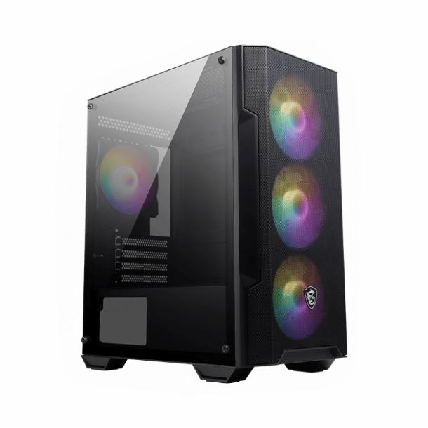 GABINETE MSI MAG FORGE M100A (MICRO-ATX/MINI-ATX) (4FAN/ACRILICO)