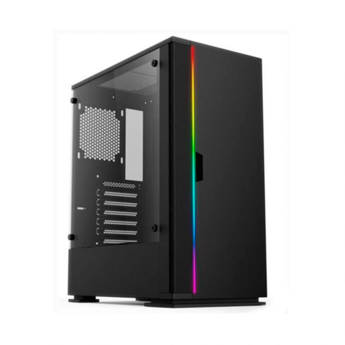 GABINETE GAMING E-VIEW KIT-K1 RGB 650W 80+ (TEC+MOU+COOLER)
