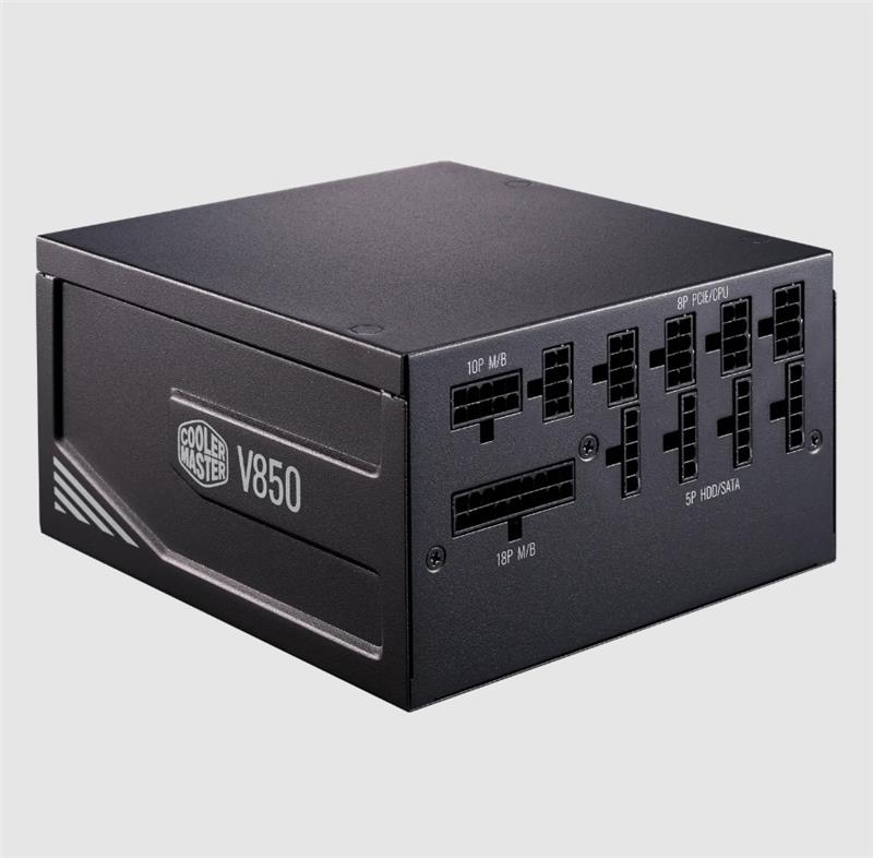 FUENTE COOLERMASTER V850 GOLD-V2 / 80+ GOLD 850W FULL MODULAR (CABLE POWER AMERICANO)