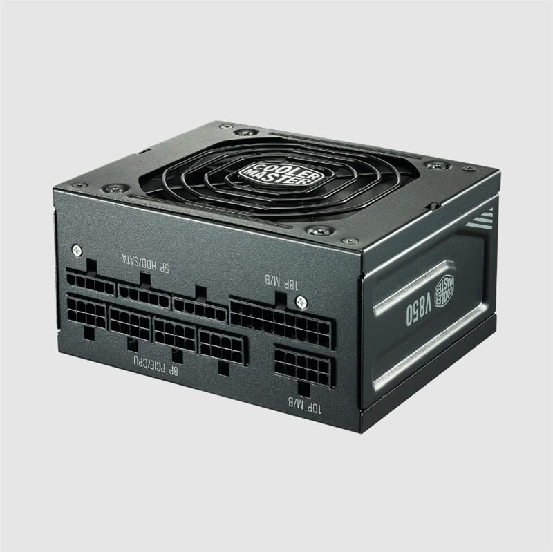 FUENTE COOLERMASTER V850 SFX GOLD / +80 GOLD 850W FULLMODULAR (CABLE POWER AMERICANO)