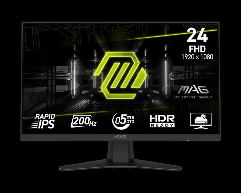 MONITOR MSI 24" MAG 244F (1920X1080) IPS 200HZ