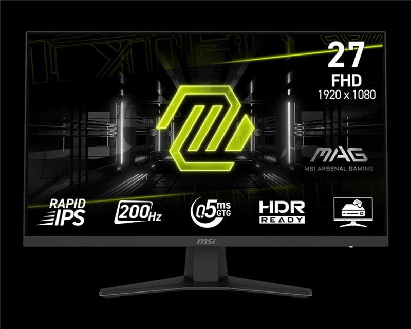 MONITOR MSI 27" MAG 274F (1920X1080) IPS 200HZ