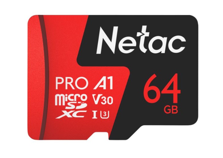 MEMORIA MICROSD 64GB CLASE V30 NETAC P500 EXTREME PRO