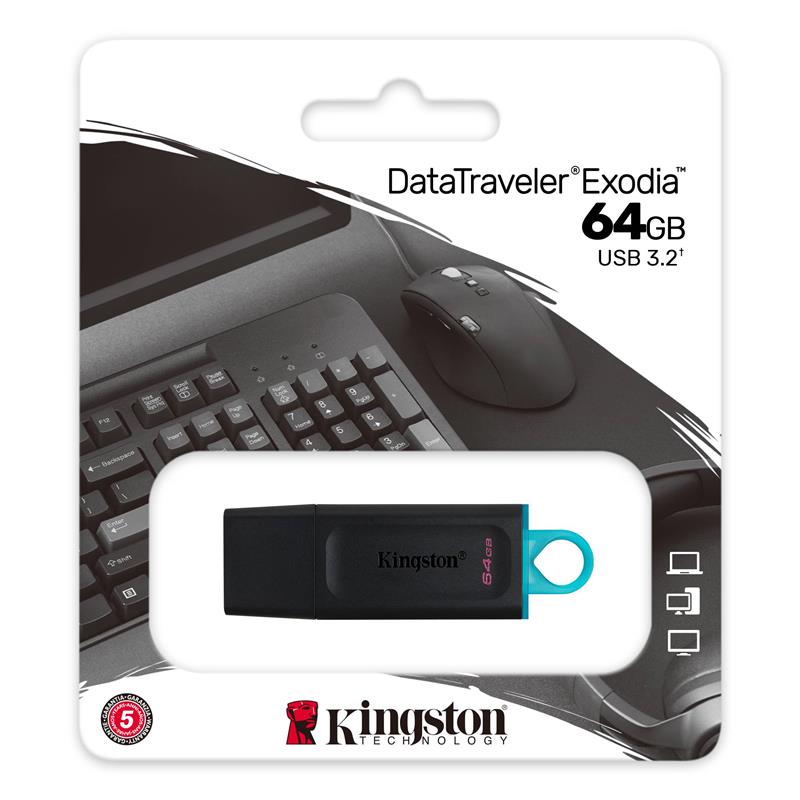 PEN DRIVE 64 GB KINGSTON 3.2 DTX/64GB