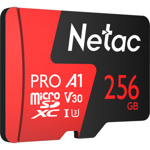 MEMORIA MICROSD 256GB CLASE V30 NETAC P500 EXTREME PRO