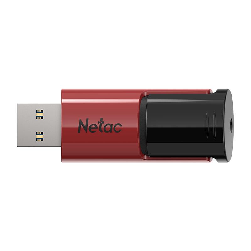 PEN DRIVE 256 GB NETAC U182 3.0 RED/BLACK RETRACTIL