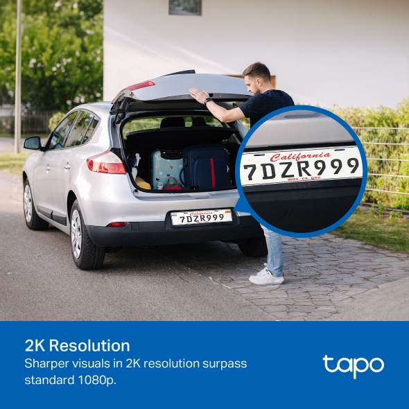 TP-LINK CAMARA IP WIFI 2K C/MOVIMIENTO Y LUZ TAPOC510W /EXTERIOR
