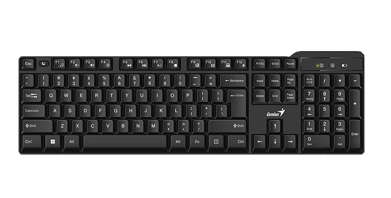 TECLADO INALAMBRICO GENIUS KB-7100X BLACK / USB