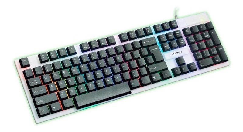 NETMAK TECLADO GAMER RETROILUMINADO USB NM-ZAKRO