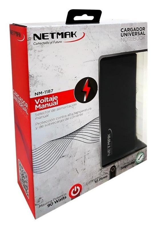 FUENTE UNIV. NTBK MANUAL 90W NETMAK NM-1187