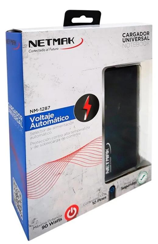 FUENTE UNIV. NTBK AUTOM. 90W NETMAK NM-1287