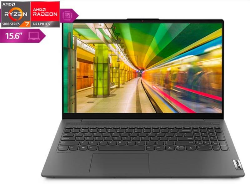 NOTEBOOK LENOVO IDEAPAD AMD RYZEN 7 5700U/8GB/512GB SSD /15.6" FHD/WIN 10/ESPAÑOL