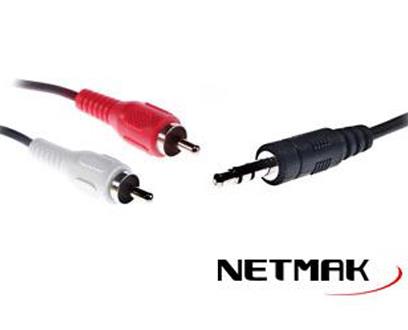 CABLE 3.5MM A 2 RCA 1.5M NM-C25 1.5