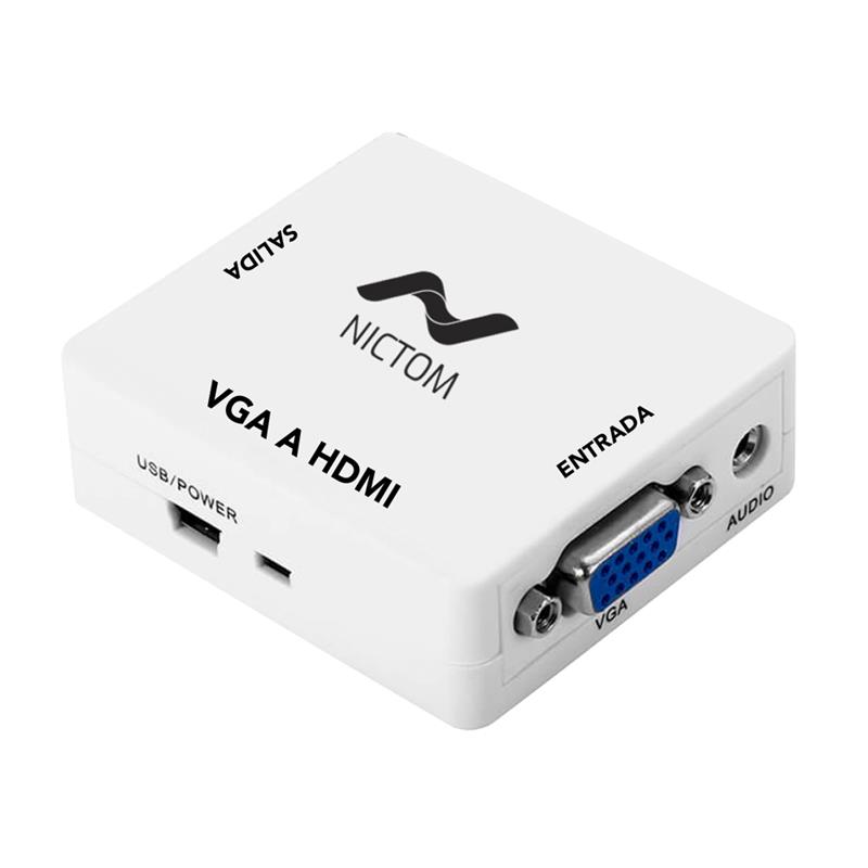 NETMAK CONVERSOR VGA+AUDIO A HDMI NM-HD2