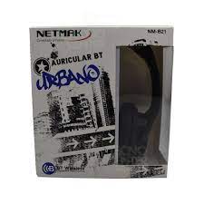 NETMAK AURICULAR URBANO BLUETOOTH NEGRO NM-B21